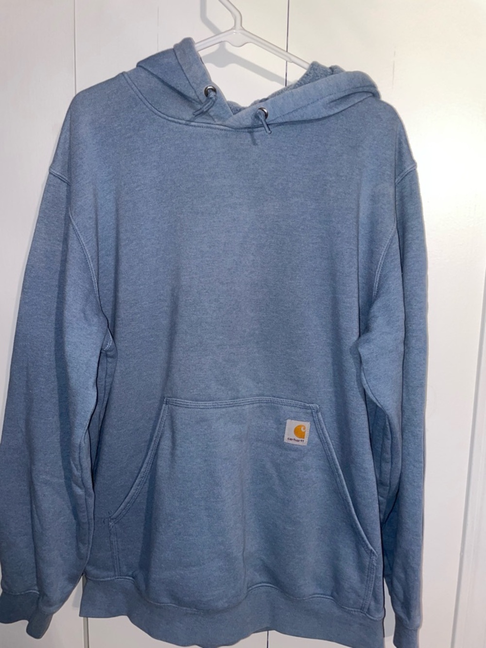 Carhartt Light Blue Pullover Hooded Sweatshirt